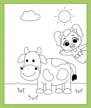 Coloring Pages Cow, Printable Cow Coloring Pages