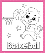 Basketball Coloring Pages For Kids | Free Printable