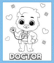Printable Doctor - Lucas Coloring Pages