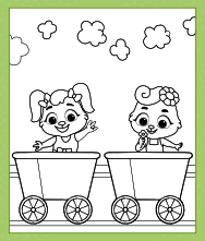 Printable Train Track Coloring Pages