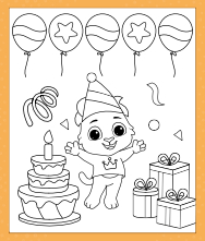 Free Printable BirthdayGifts Coloring Pages