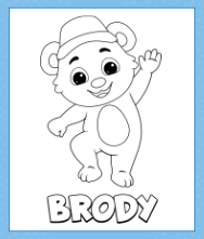 Printable Brody Coloring Pages