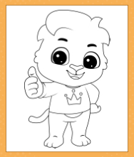Lucas Doing Thumbs Up Coloring Page to download and color.