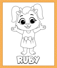 Printable Ruby Coloring Pages