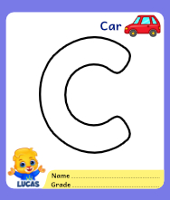 Coloring Page for Letter C