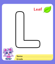 Coloring Page for Letter L
