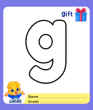 Coloring Pages for Alphabet g