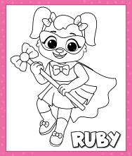 Ruby Coloring Page
