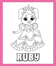 Ruby Coloring Pages