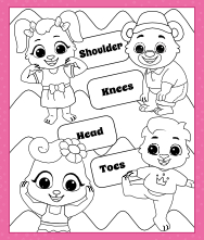 Head shoulder knees and toes Song