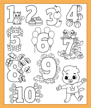 123 Numbers Coloring