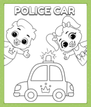 Police Car Coloring Pages | Print
