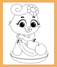 Fruits Coloring Pages for kids | Free Fruits Coloring Printables