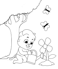 Printable Water Tree Coloring Pages