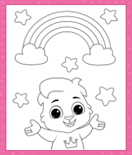 Free Rainbow Coloring Pages for kids | Printable Beautiful Rainbow pictures