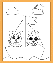 Ocean Coloring Printables for Kids | Best Ocean Pictures for Free