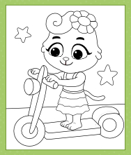Printable Balance Coloring Pages