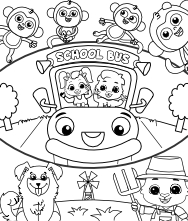 Nursery Rhymes Coloring Pages for Kids