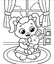 Cute baby animals coloring pages for kids with adorable printable animals for preschool and kindergarten coloring activities