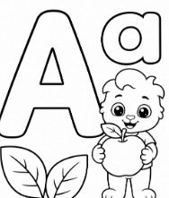 Alphabet Coloring Pages featuring fun letter designs for kids, preschool, kindergarten and early learning activities