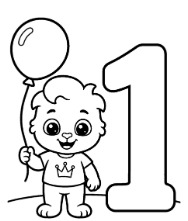 Numbers Coloring Pages featuring printable number designs for kids to color while practicing counting and number recognition