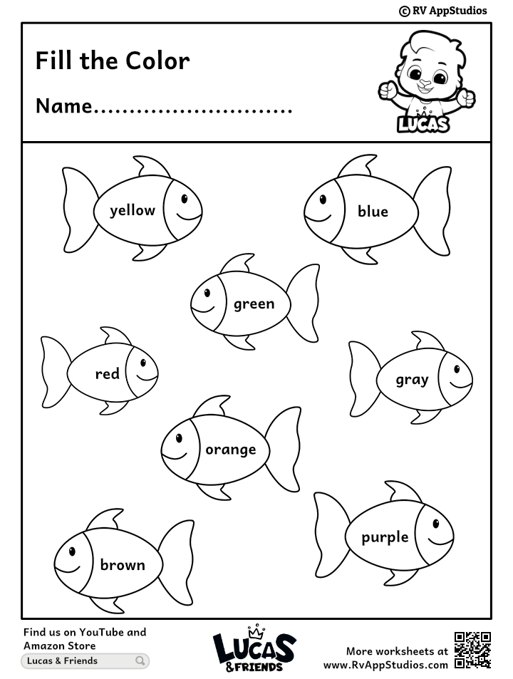 Kindergarten Coloring Pages