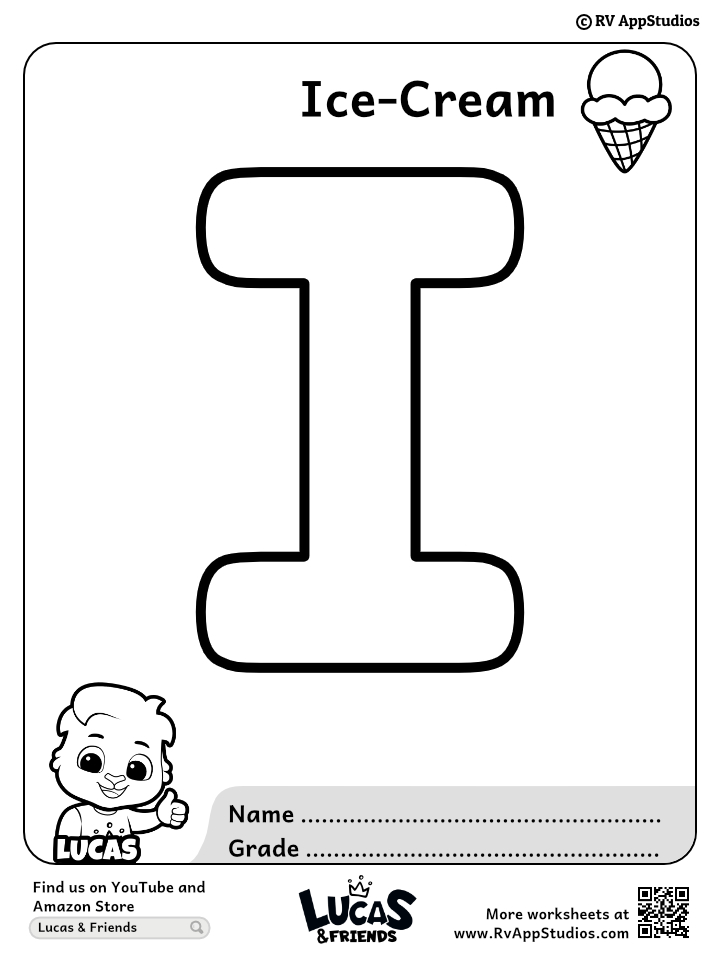 Letter I Coloring Pages For Preschool 2025 