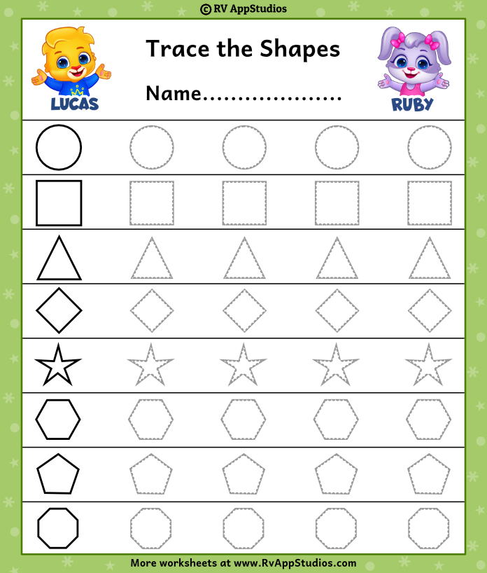 Dotted Lines For Kids