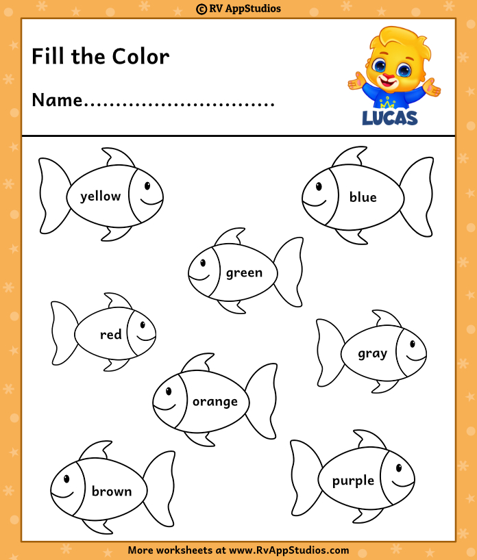 Printable Colors Worksheet Printable Coloring Pages For Kids Ronnie Barber