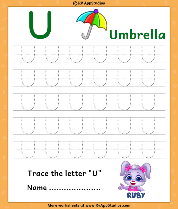 Uppercase Letter U