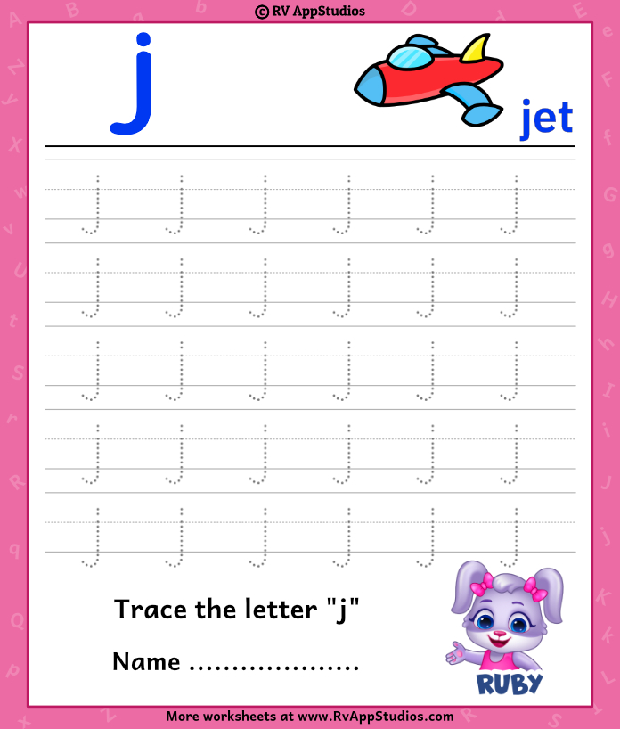Lowercase Letter j