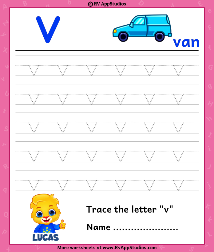 trace-lowercase-letter-v-worksheet-for-free