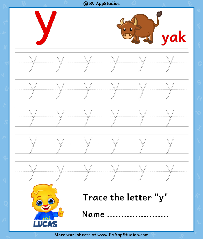 Lowercase Letter y