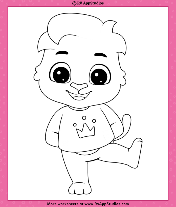 FREE! - Kid Drawing Colouring Page
