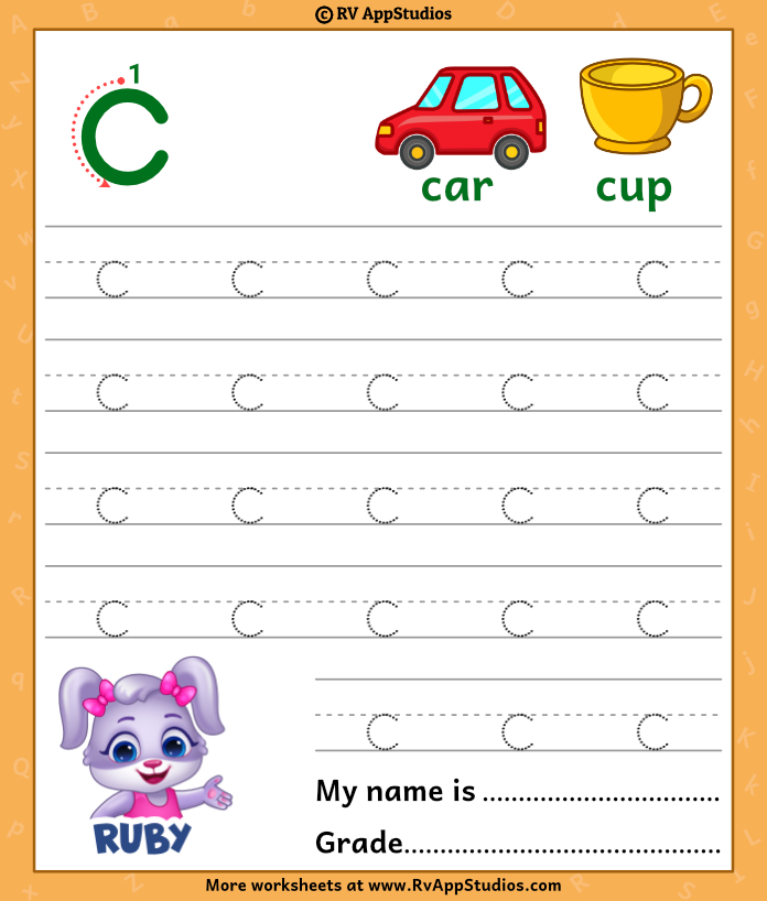 Lowercase Letter K Tracing Worksheets Trace Small Letter K Worksheet Lowercase Letter K 