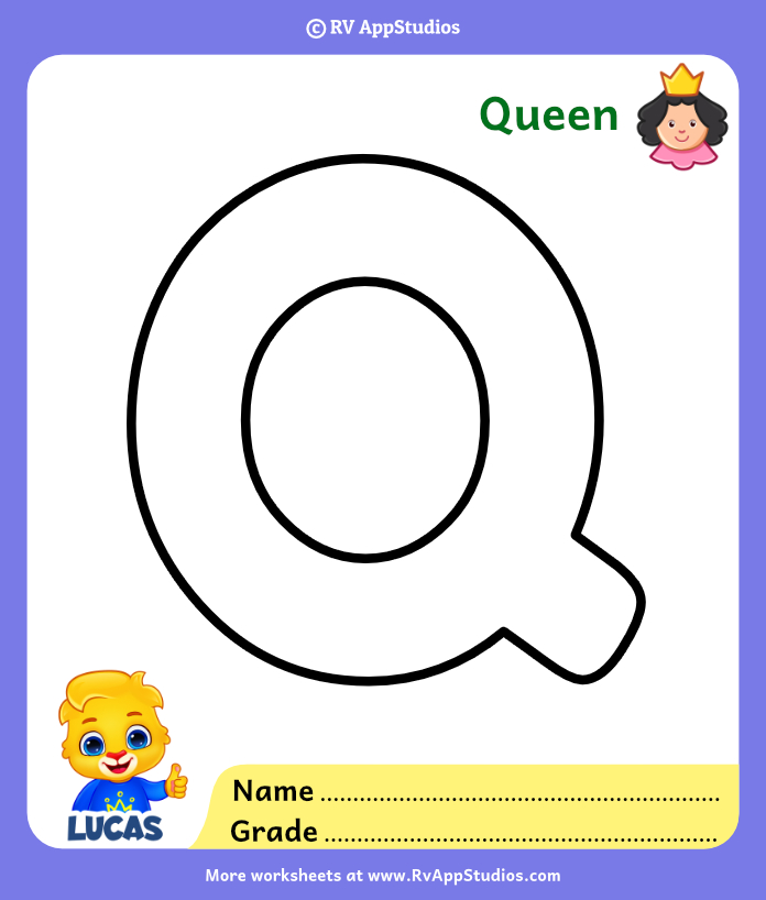 Letter Q Coloring Pages Alphabet Q Coloring Pages