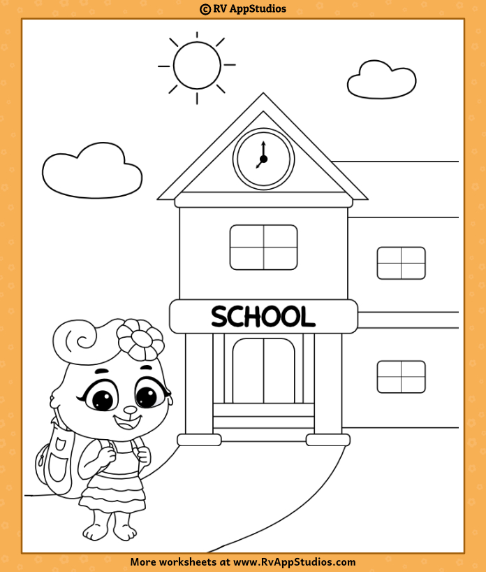 Back To School | Free Coloring Pages