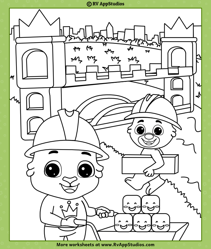 Free Printable for Kids to Color and Paint. Nursery Rhyme Coloring Page to  Download.