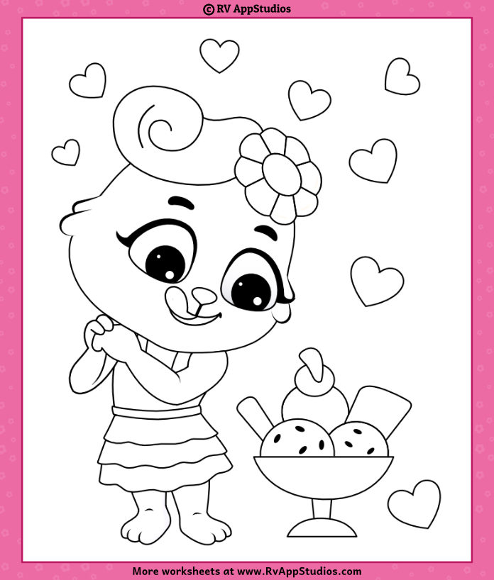 Download Free Printable Ice Cream Coloring Pages For Kids