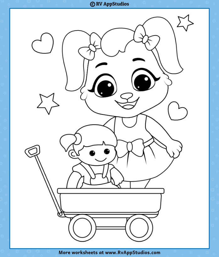 Free Coloring Pages for Girls and Boys