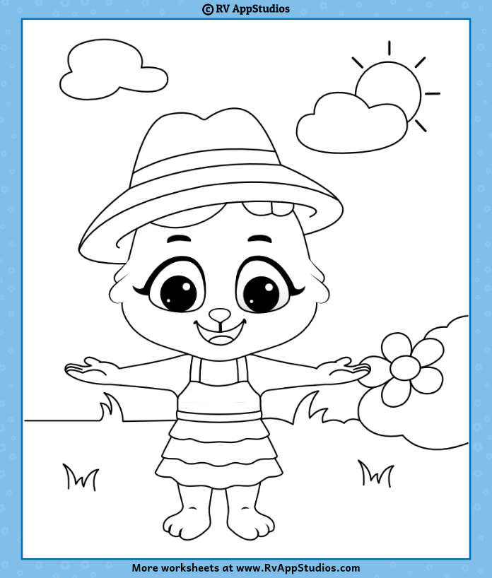 Summer | Free Coloring Pages