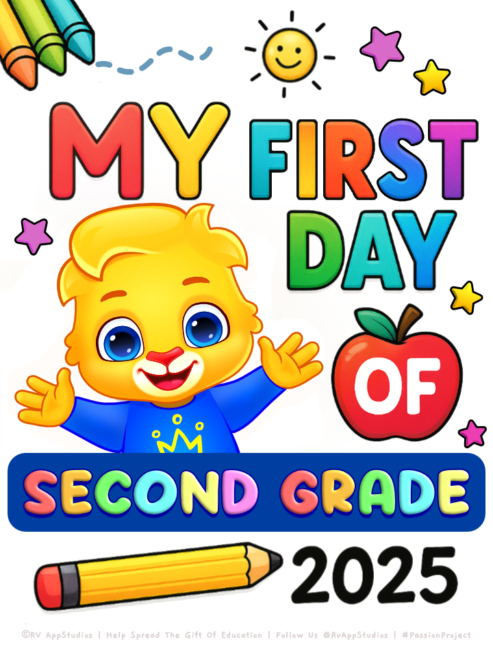  First Day Of 2nd Grade Printables For The Year 2020 2021 